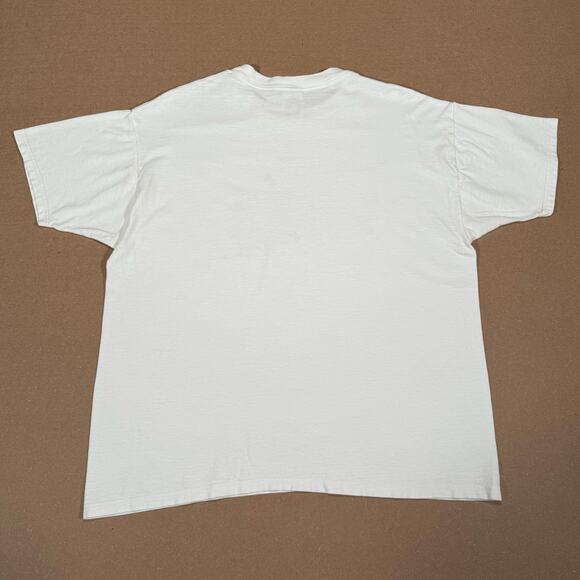 Vintage Elvis Presley Graphic T-Shirt 90s Rock Tee White Music Memorabilia XL - Picture 8 of 8